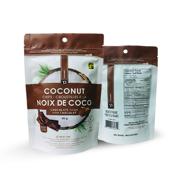 ซองมะพร้าวอบแห้ง COCONUT CHIPS NOIX DE COCO รส ORIGINAL